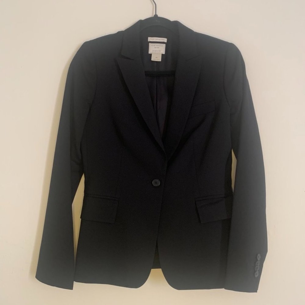Club Monaco Black Blazer Jacket - Size 00